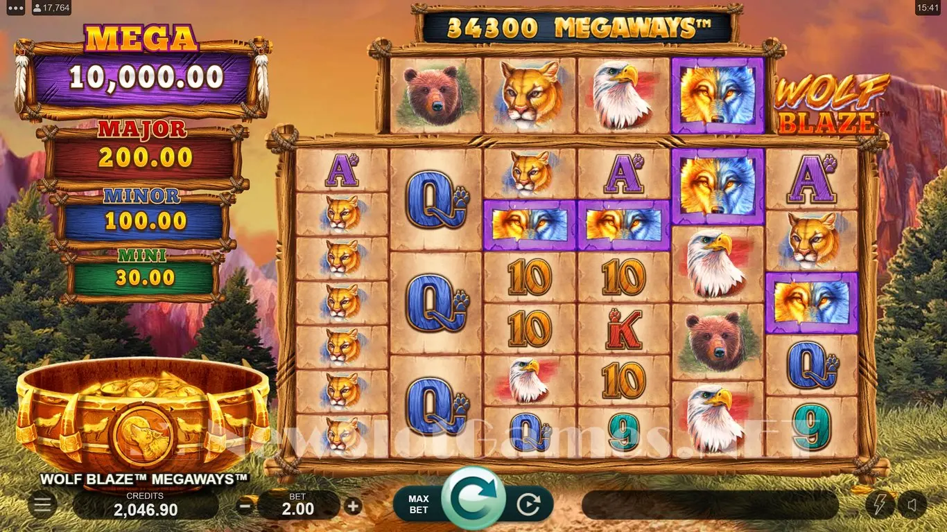 Wolf Blaze Megaways slot