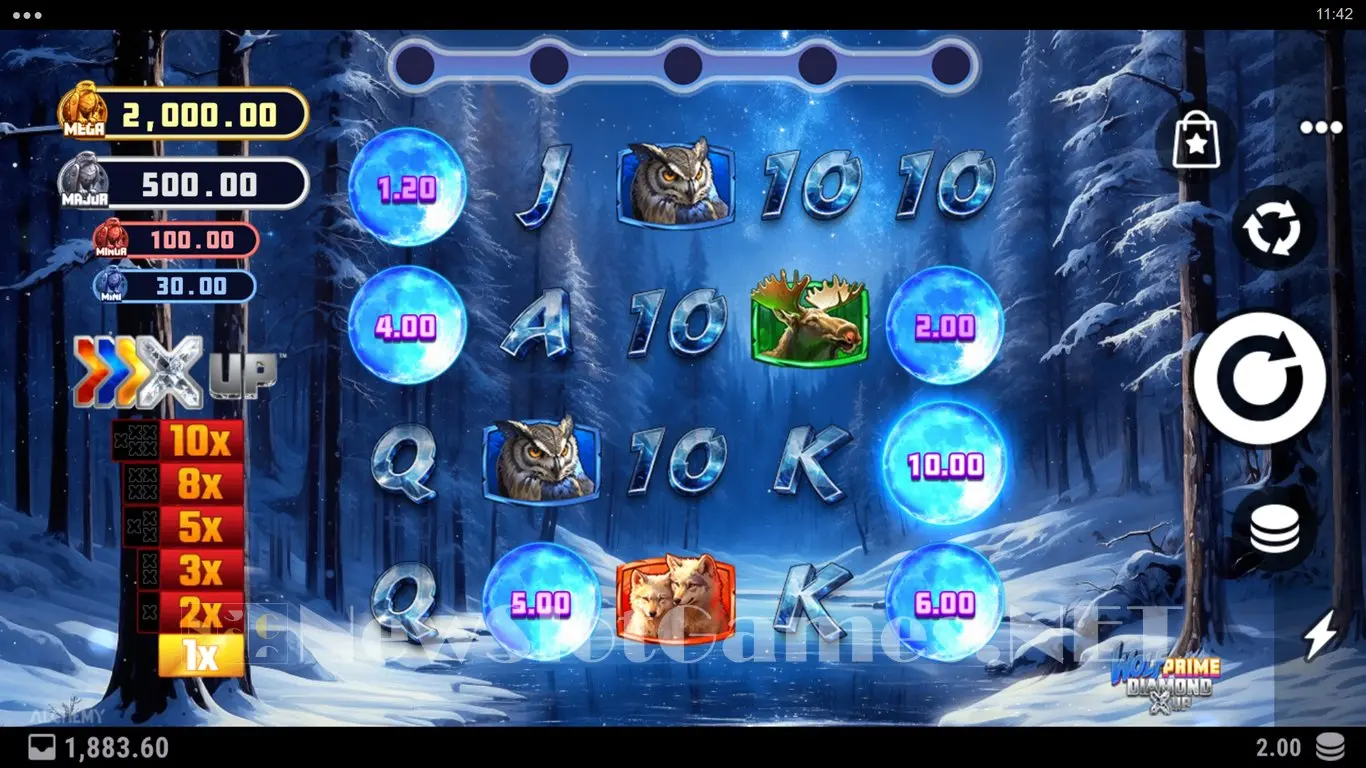 Wolf Prime Diamond X UP slot