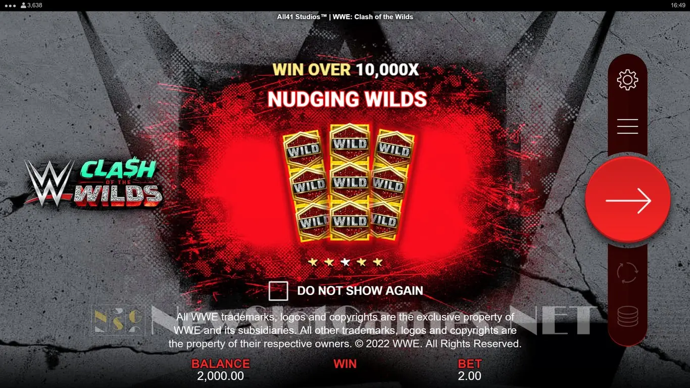 WWE Clash of the Wilds slot
