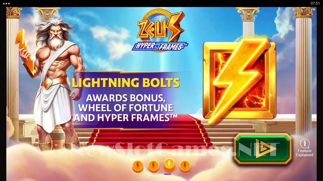 Zeus Hyper Frames slot