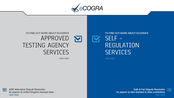 eCOGRA - safety standart for Microgaming online casinos